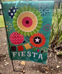 an example of a fiesta garden banner
